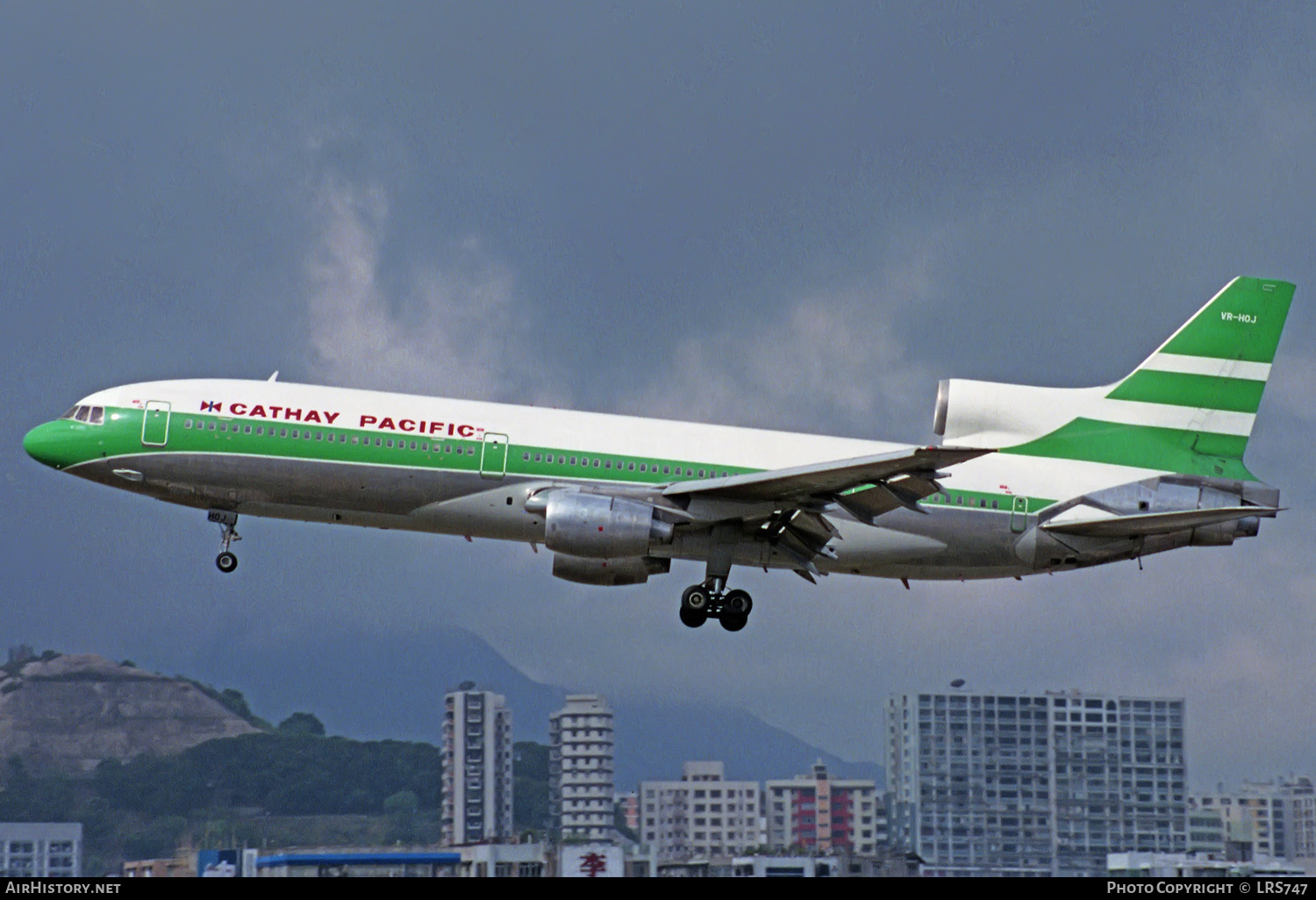 Aircraft Photo of VR-HOJ | Lockheed L-1011-385-1 TriStar 1 | Cathay Pacific Airways | AirHistory.net #231166