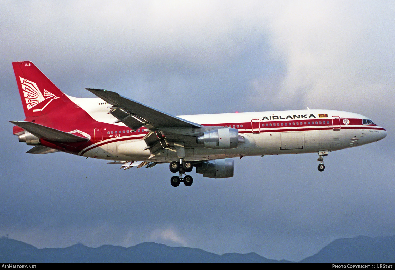 Aircraft Photo of 4R-ULB | Lockheed L-1011-385-3 TriStar 500 | AirLanka | AirHistory.net #231169