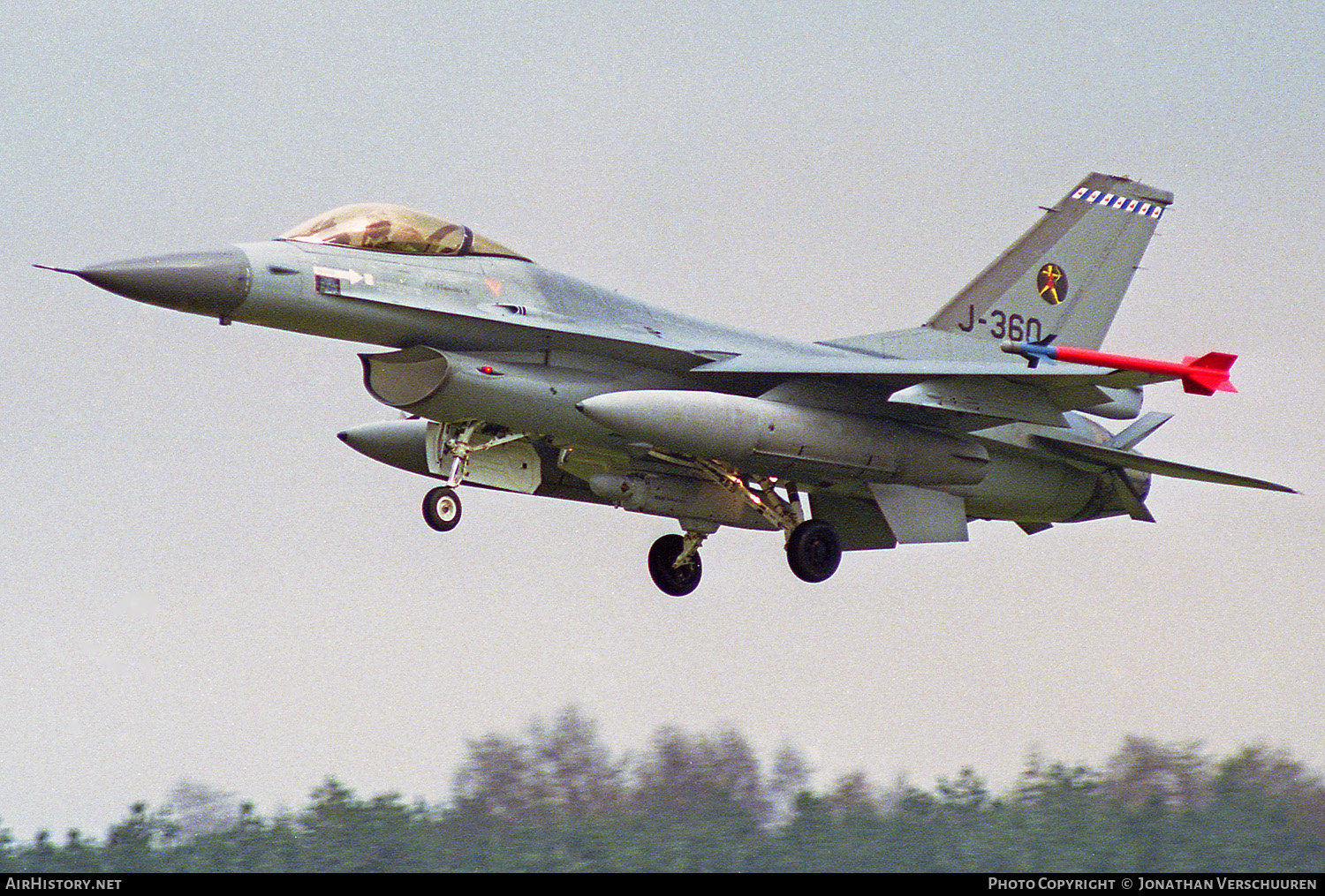 Aircraft Photo of J-360 | General Dynamics F-16A Fighting Falcon | Netherlands - Air Force | AirHistory.net #231185