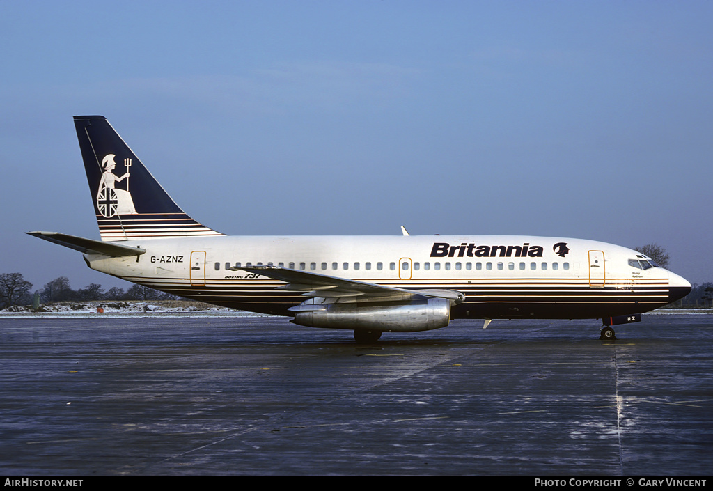 Aircraft Photo of G-AZNZ | Boeing 737-222 | Britannia Airways | AirHistory.net #231187