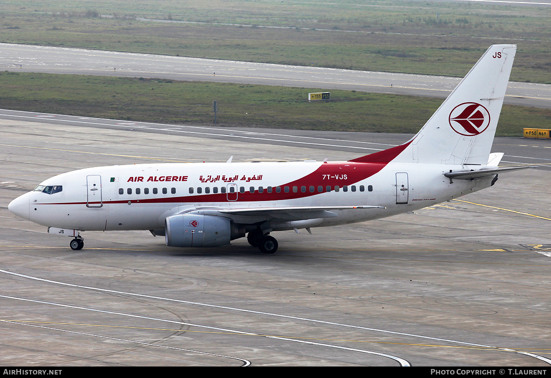 Aircraft Photo of 7T-VJS | Boeing 737-6D6 | Air Algérie | AirHistory.net #231193