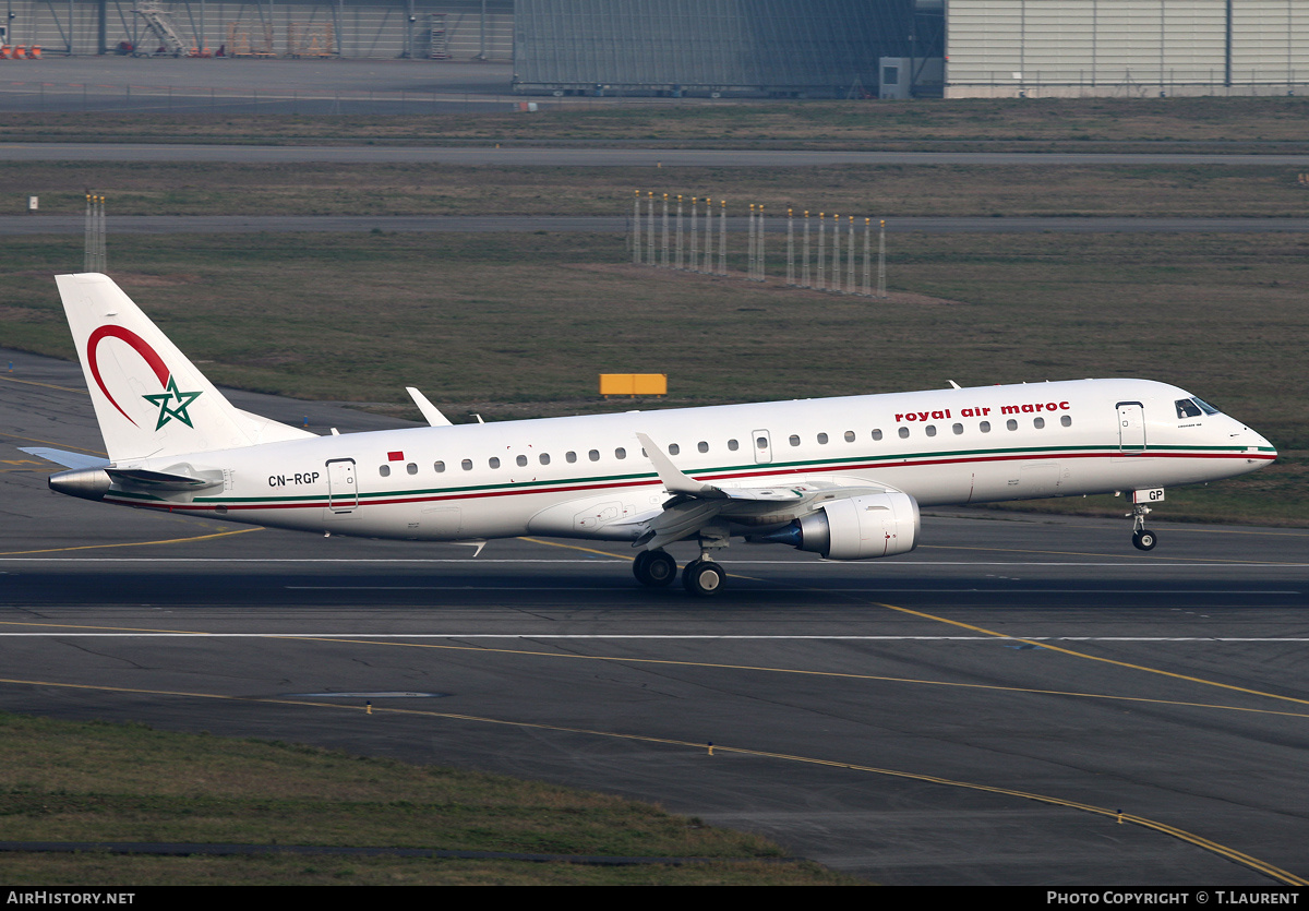 Aircraft Photo of CN-RGP | Embraer 190AR (ERJ-190-100IGW) | Royal Air Maroc - RAM | AirHistory.net #231196