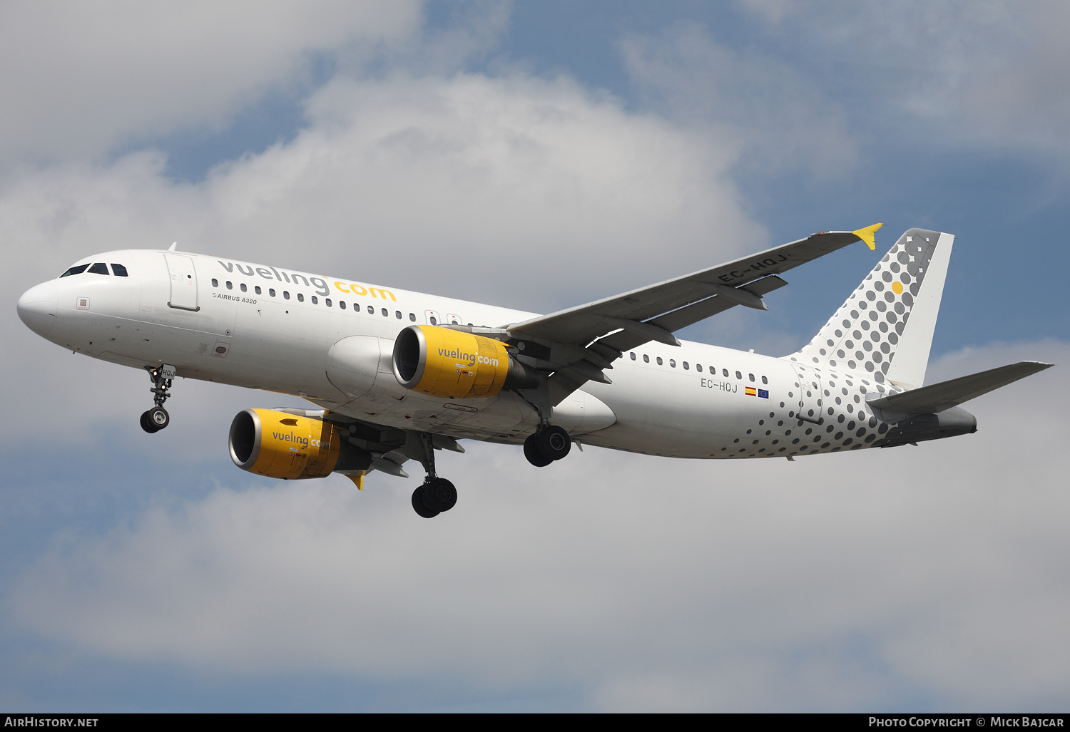 Aircraft Photo of EC-HQJ | Airbus A320-214 | Vueling Airlines | AirHistory.net #231199