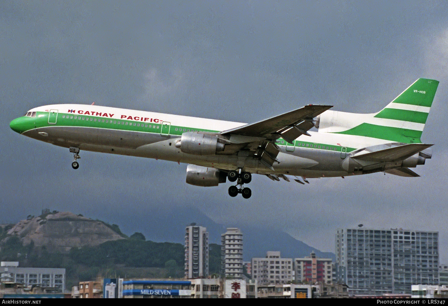 Aircraft Photo of VR-HOB | Lockheed L-1011-385-1 TriStar 1 | Cathay Pacific Airways | AirHistory.net #231209