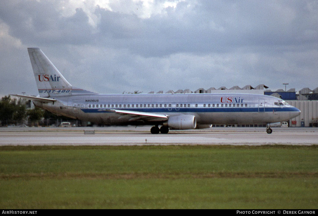 Aircraft Photo of N406US | Boeing 737-401 | USAir | AirHistory.net #231224
