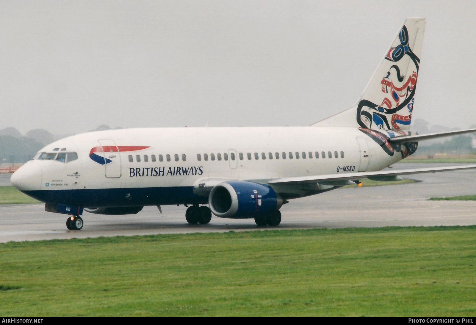 Aircraft Photo of G-MSKD | Boeing 737-5L9 | British Airways | AirHistory.net #231229