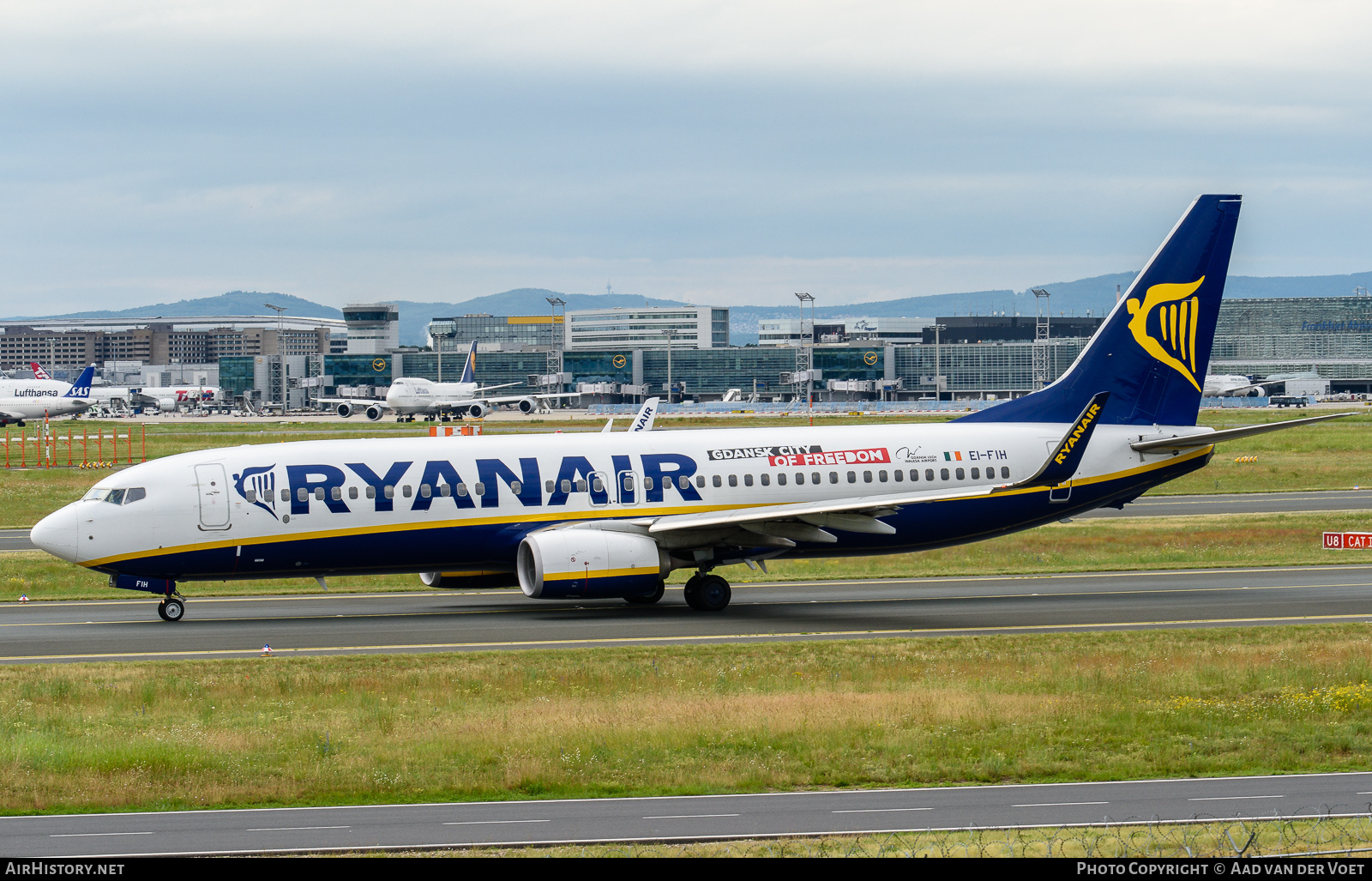 Aircraft Photo of EI-FIH | Boeing 737-8AS | Ryanair | AirHistory.net #231252