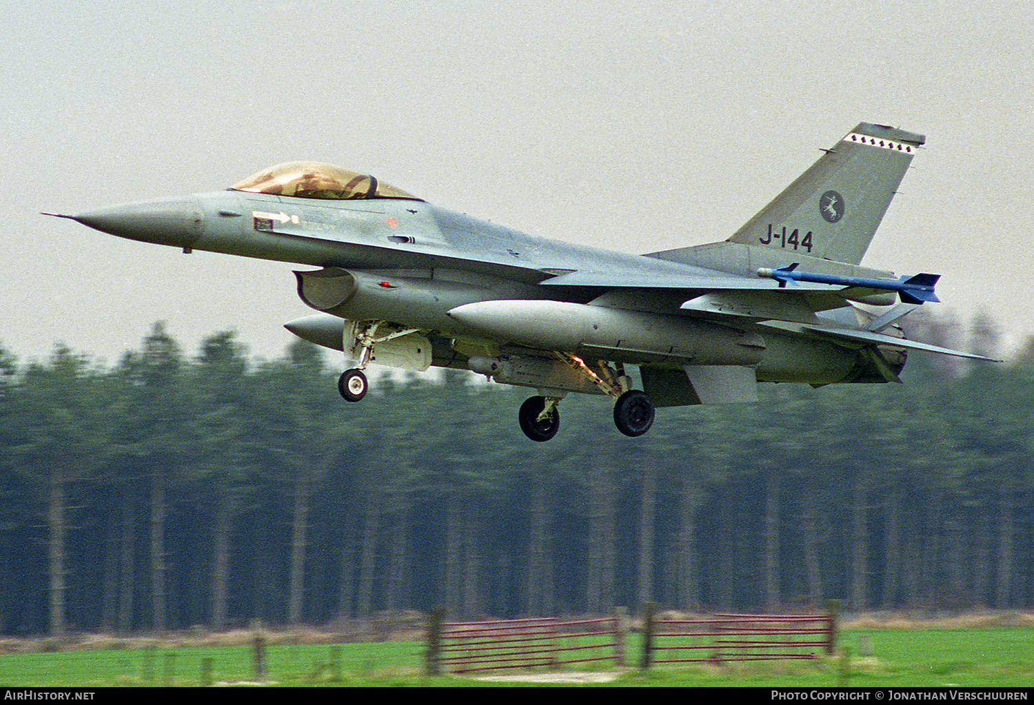 Aircraft Photo of J-144 | General Dynamics F-16A Fighting Falcon | Netherlands - Air Force | AirHistory.net #231254