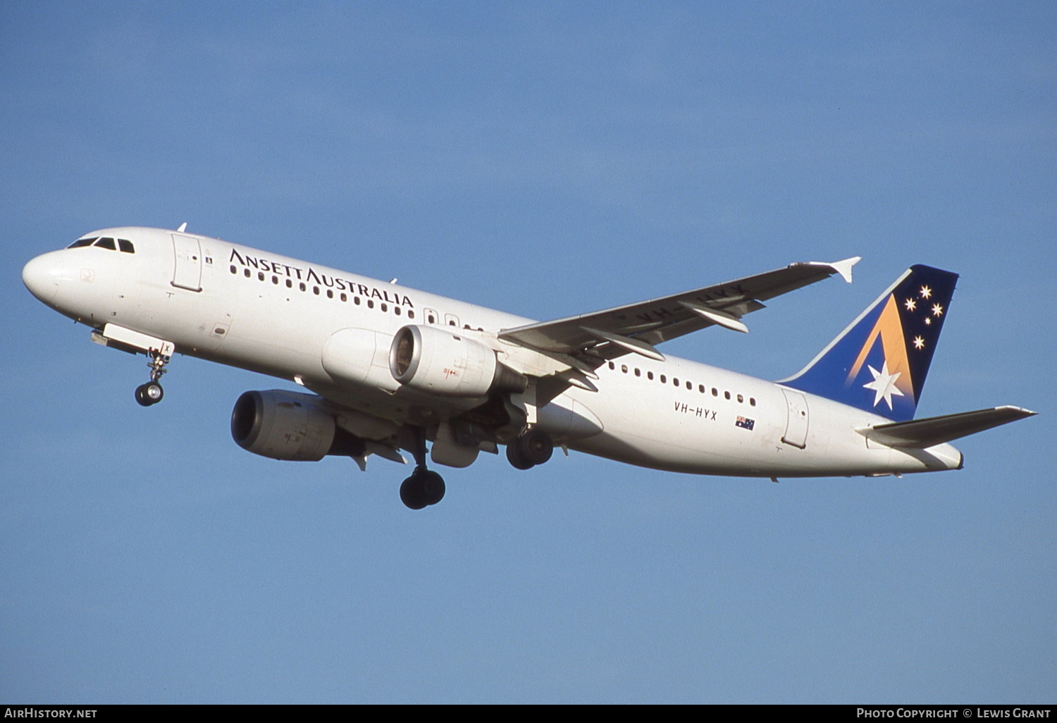 Aircraft Photo of VH-HYX | Airbus A320-211 | Ansett Australia | AirHistory.net #231273