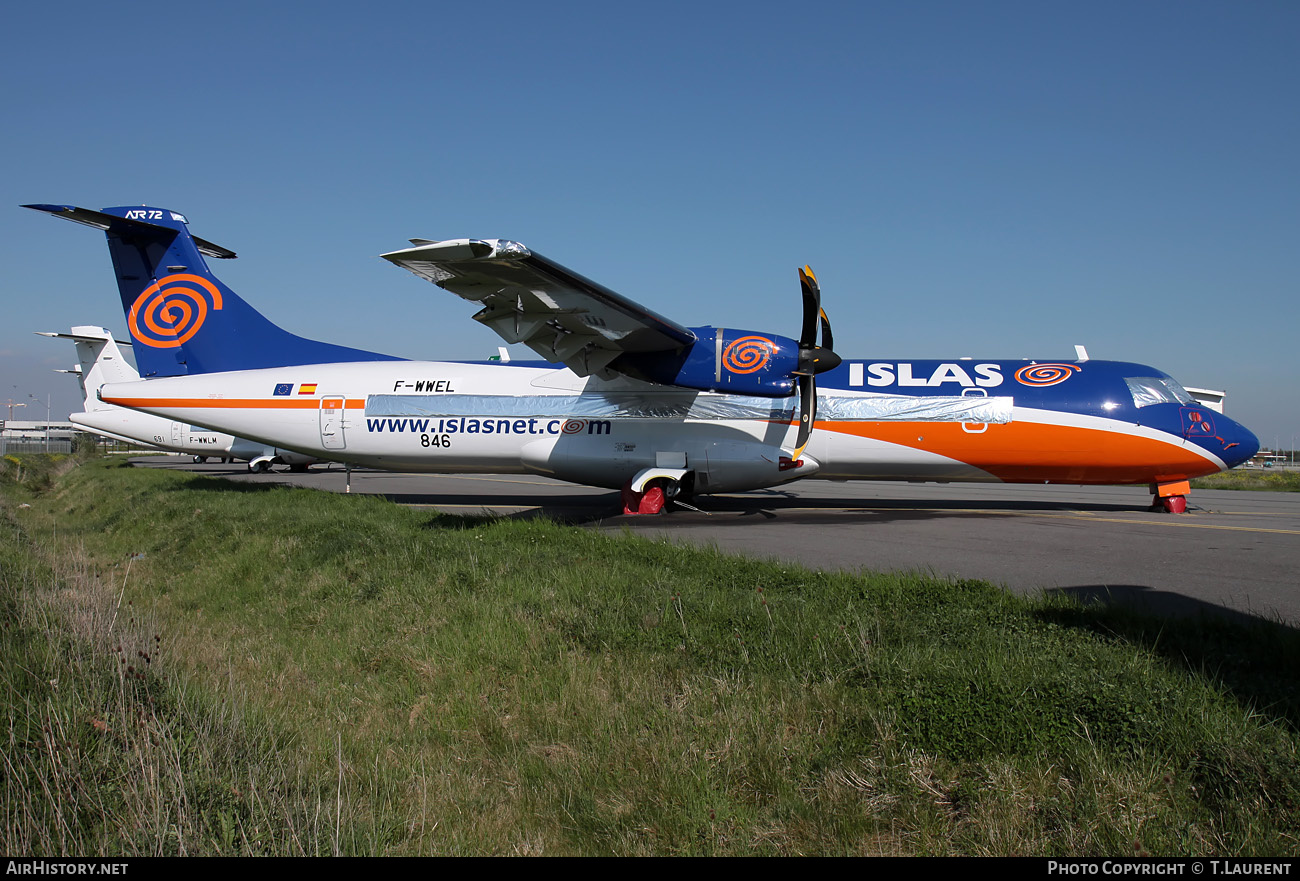 Aircraft Photo of F-WWEL | ATR ATR-72-500 (ATR-72-212A) | Islas Airways | AirHistory.net #231282