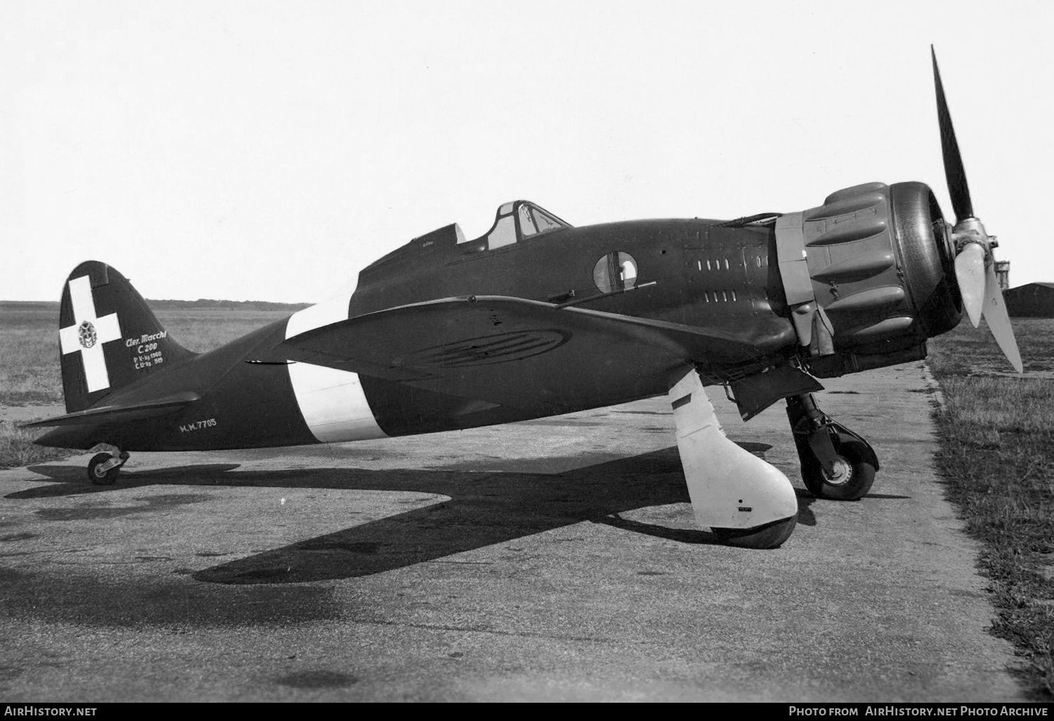 Aircraft Photo of MM7705 | Macchi MC-200 Saetta | Italy - Air Force | AirHistory.net #231286