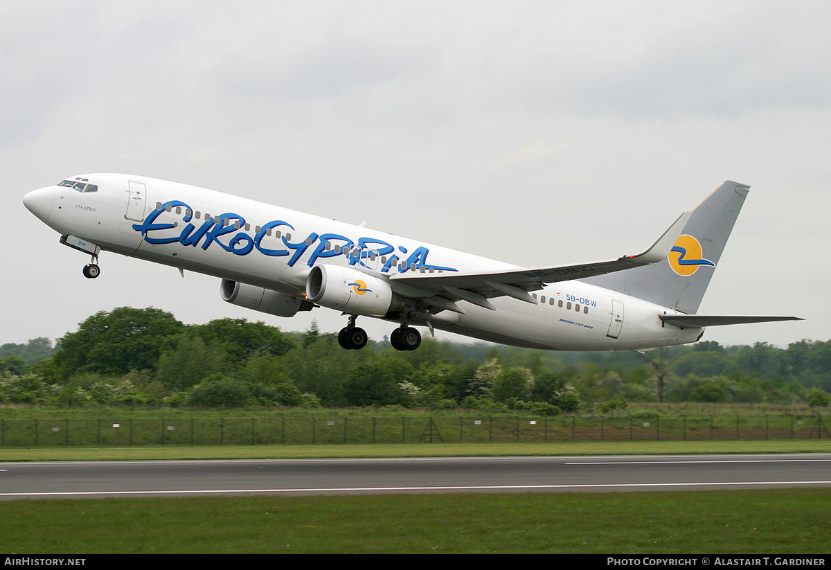 Aircraft Photo of 5B-DBW | Boeing 737-8Q8 | Eurocypria Airlines | AirHistory.net #231305