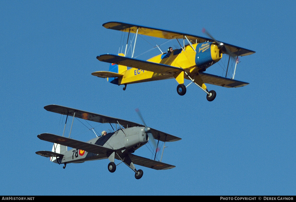 Aircraft Photo of EC-DAU / E3B-608 | CASA 1.131E Jungmann | Spain - Air Force | AirHistory.net #231314