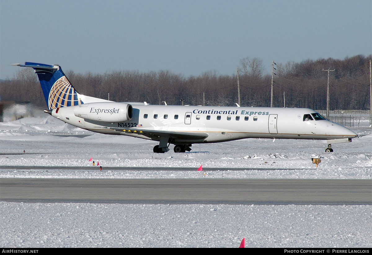 Aircraft Photo of N14522 | Embraer ERJ-135LR (EMB-135LR) | Continental Express | AirHistory.net #231337