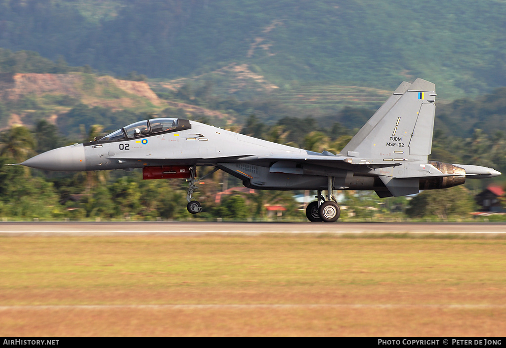 Aircraft Photo of M52-02 | Sukhoi Su-30MKM | Malaysia - Air Force | AirHistory.net #231425