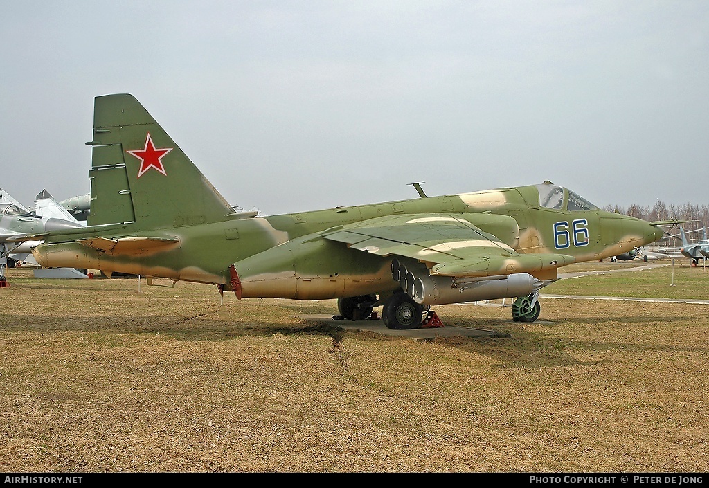 Aircraft Photo of 66 blue | Sukhoi Su-25 | Soviet Union - Air Force | AirHistory.net #231429