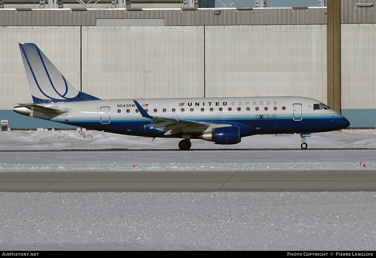 Aircraft Photo of N645RW | Embraer 170SE (ERJ-170-100SE) | United Express | AirHistory.net #231439