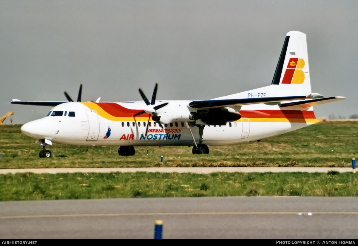 Aircraft Photo of PH-FZE | Fokker 50 | Iberia Regional | AirHistory.net #231451