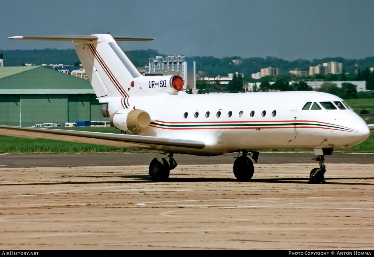 Aircraft Photo of UR-ISD | Yakovlev Yak-40 | AirHistory.net #231452