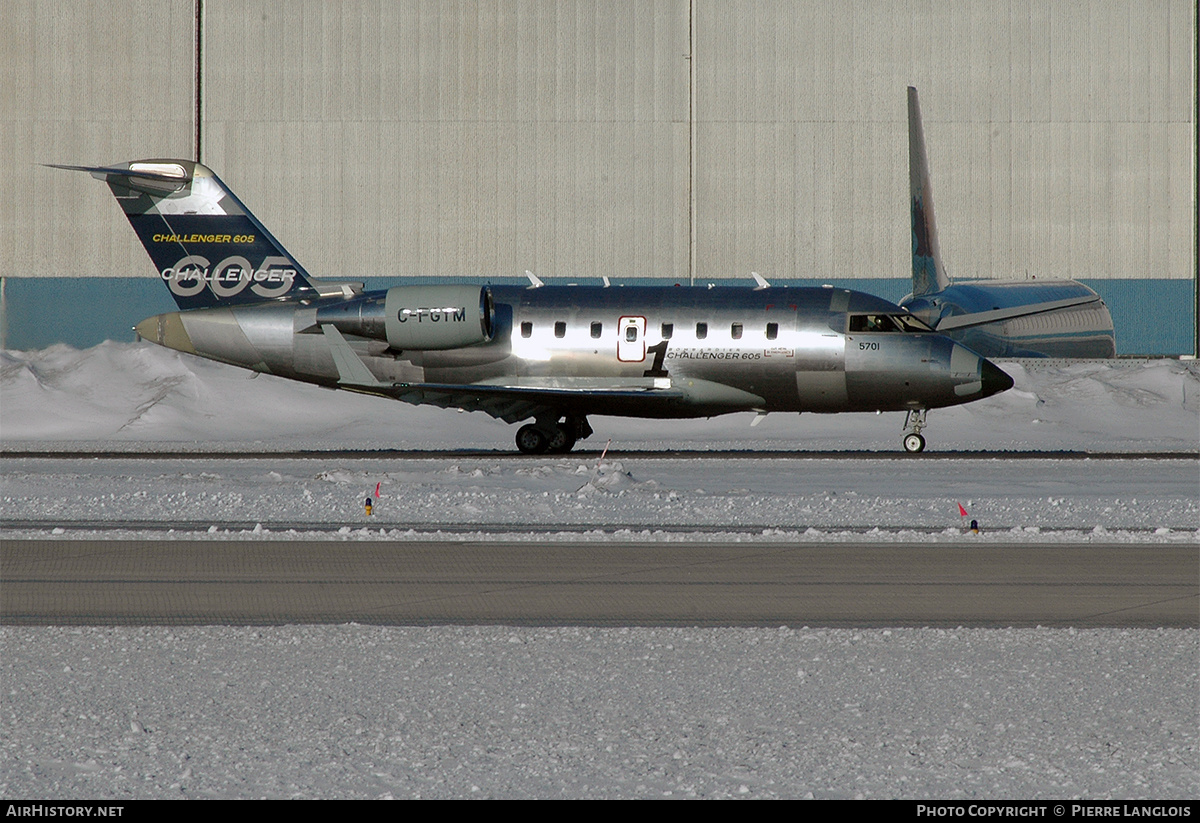 Aircraft Photo of C-FGYM | Bombardier Challenger 605 (CL-600-2B16) | Bombardier | AirHistory.net #231477