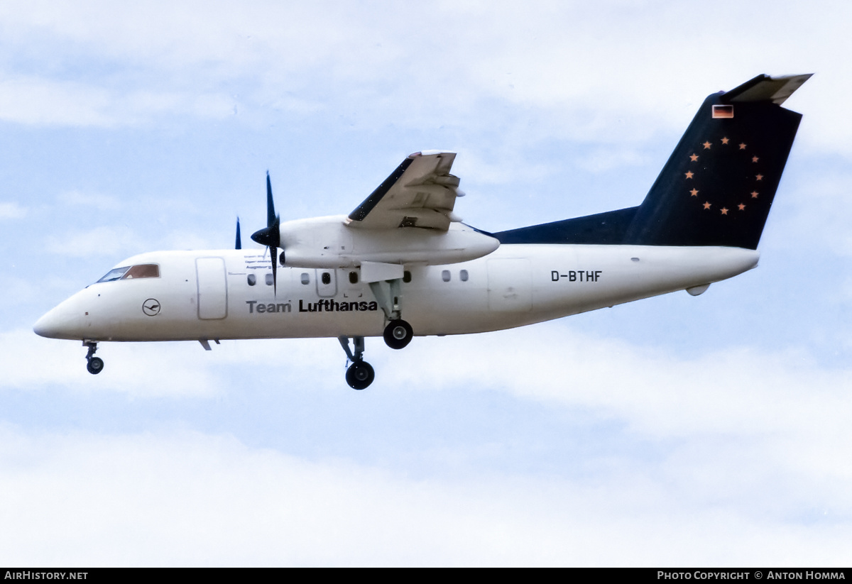 Aircraft Photo of D-BTHF | Bombardier DHC-8-202Q Dash 8 | Team Lufthansa | AirHistory.net #231493