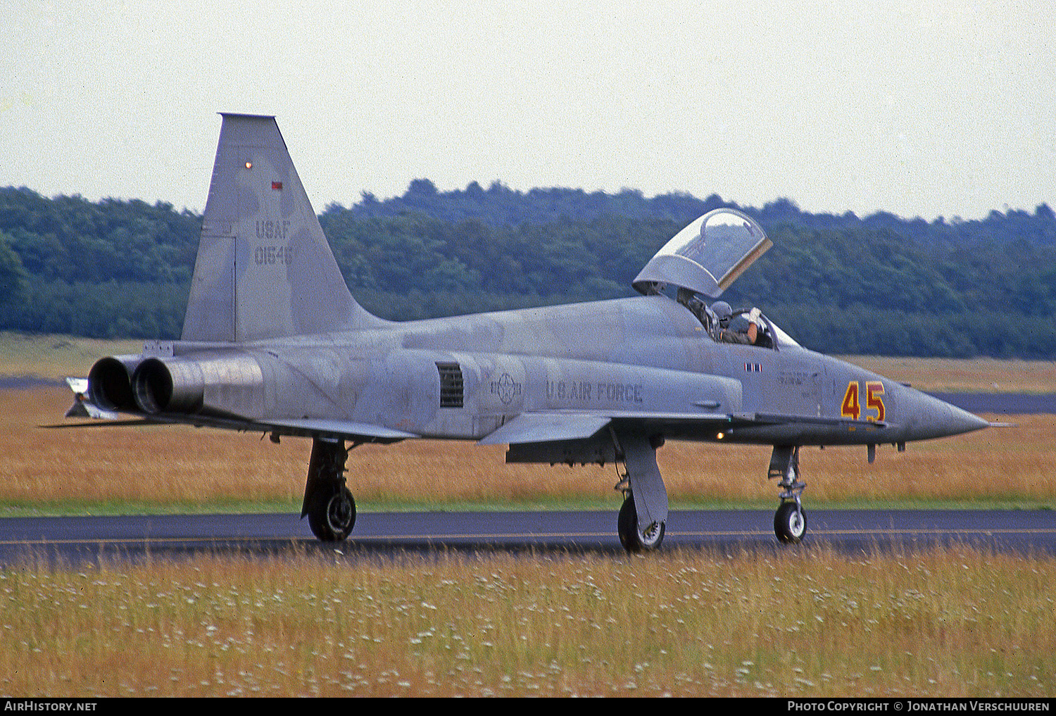 Aircraft Photo of 74-1545 / 01545 | Northrop F-5E Tiger II | USA - Air Force | AirHistory.net #231495