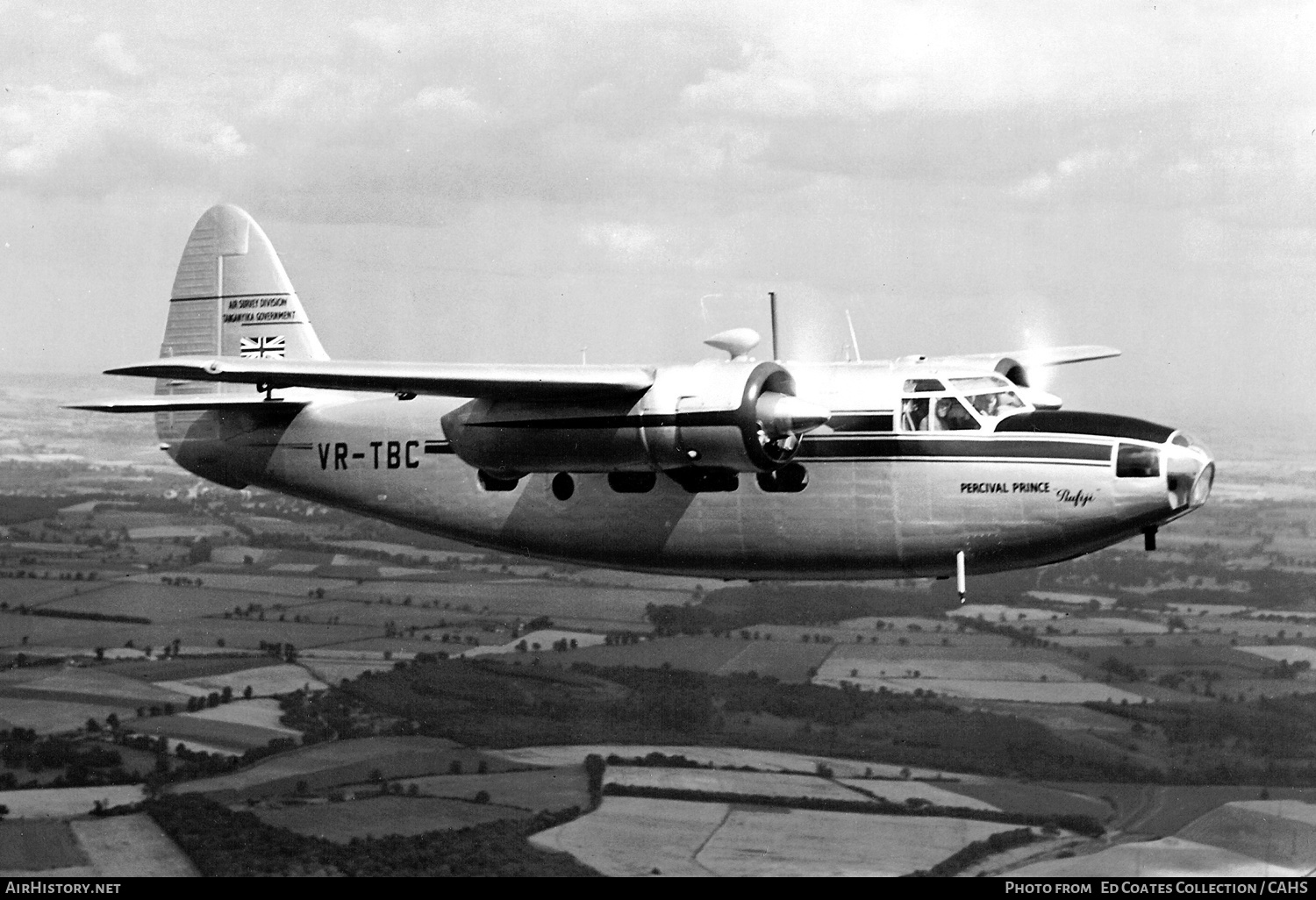 Aircraft Photo of VR-TBC | Percival P.54 Survey Prince | Tanganyika - Government | AirHistory.net #231526