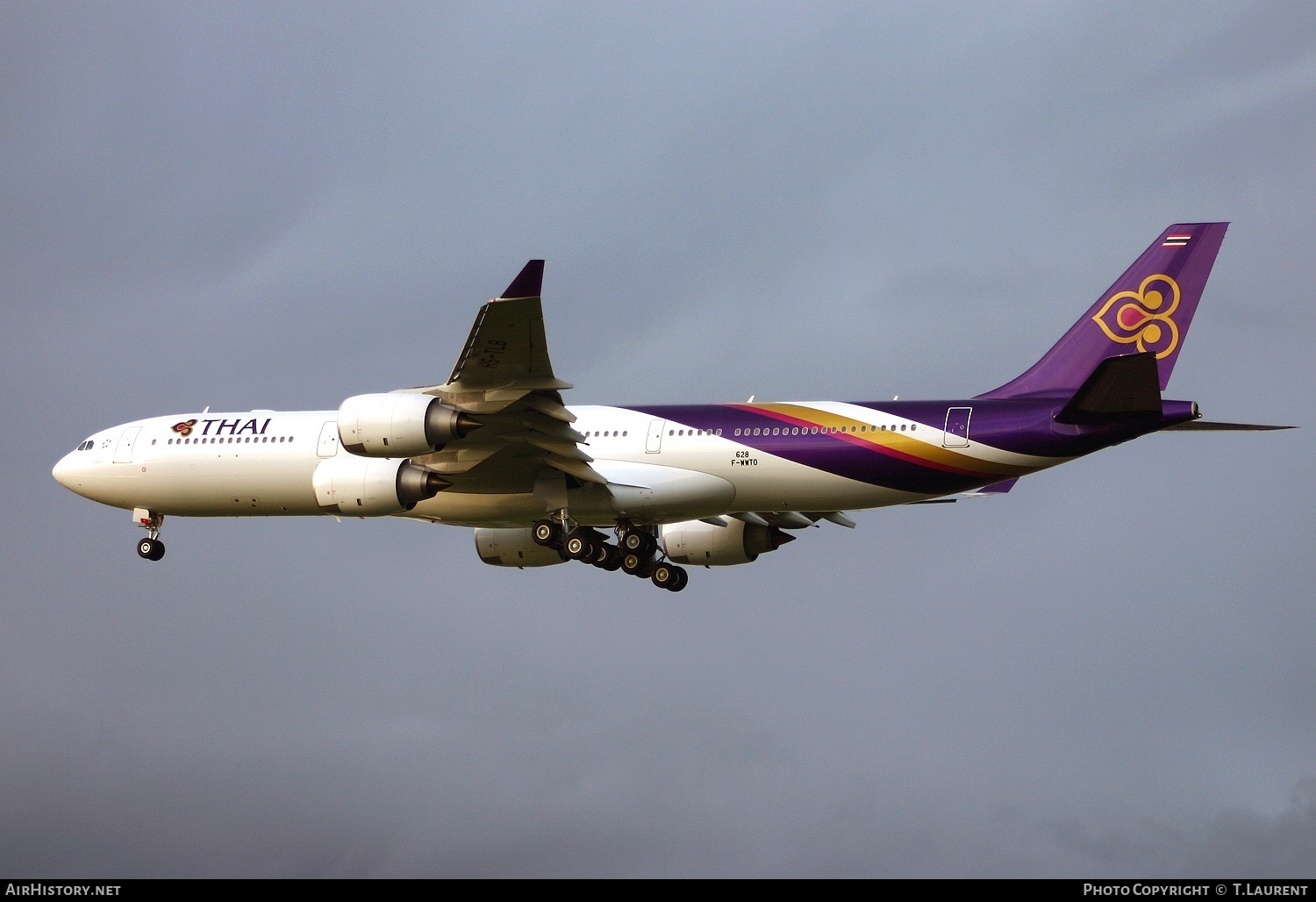 Aircraft Photo of F-WWTO | Airbus A340-541 | Thai Airways International | AirHistory.net #231534
