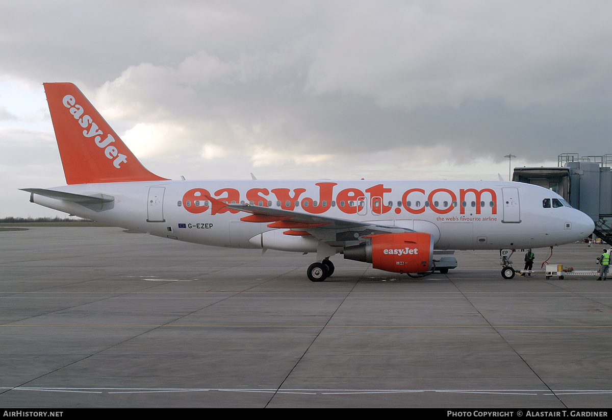 Aircraft Photo of G-EZEP | Airbus A319-111 | EasyJet | AirHistory.net #231545