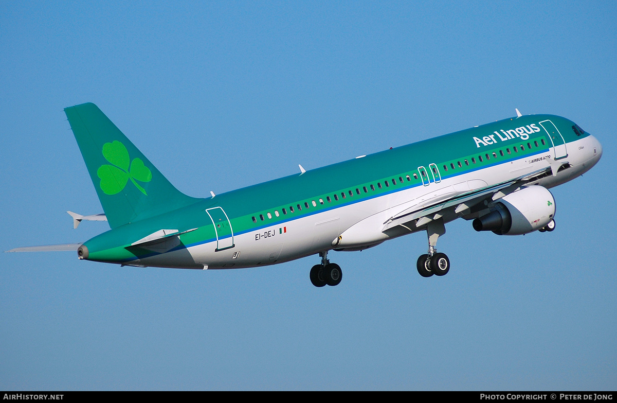 Aircraft Photo of EI-DEJ | Airbus A320-214 | Aer Lingus | AirHistory.net #231558