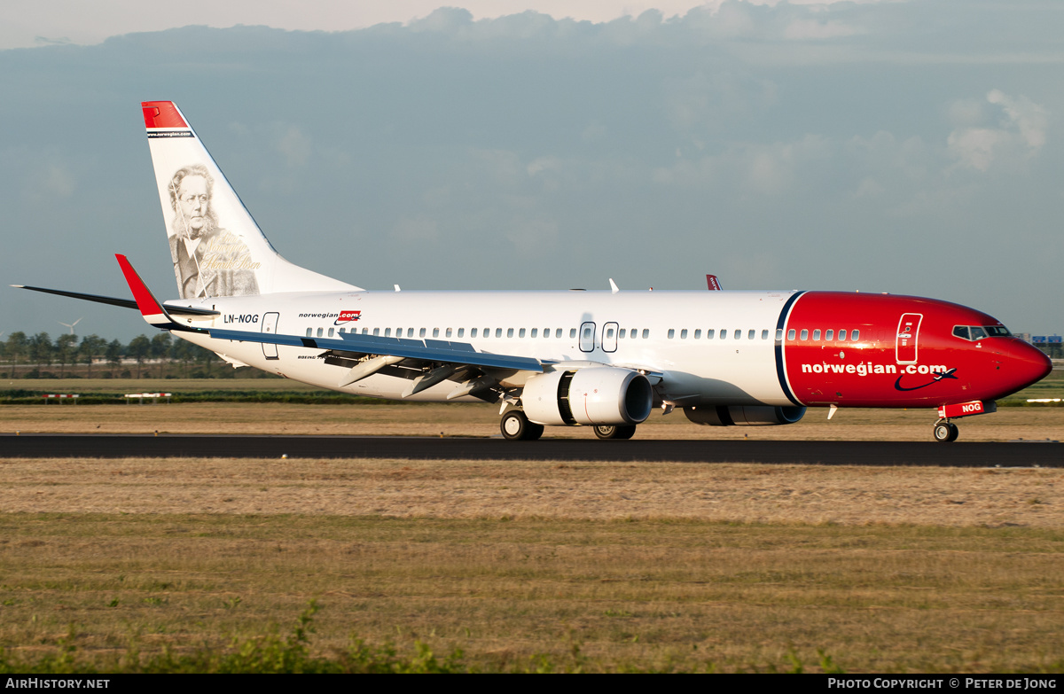 Aircraft Photo of LN-NOG | Boeing 737-86N | Norwegian | AirHistory.net #231584