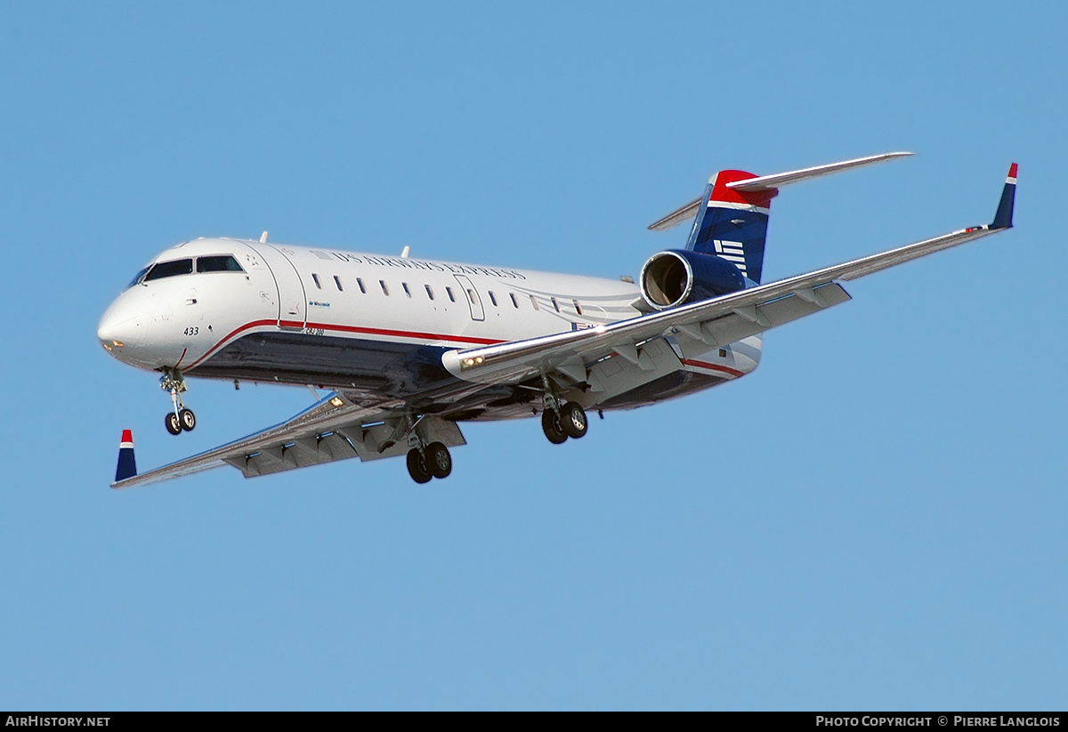 Aircraft Photo of N433AW | Bombardier CRJ-200ER (CL-600-2B19) | US Airways Express | AirHistory.net #231591