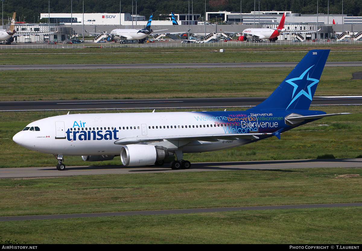 Aircraft Photo of C-FDAT | Airbus A310-308 | Air Transat | AirHistory.net #231597