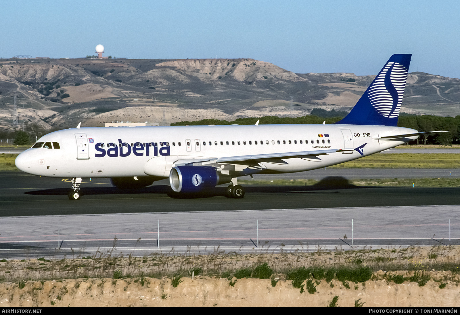 Aircraft Photo of OO-SNE | Airbus A320-214 | Sabena | AirHistory.net #231627