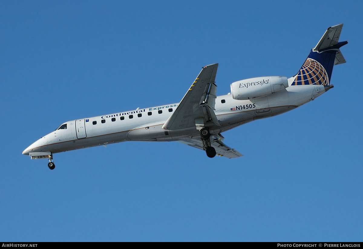 Aircraft Photo of N14505 | Embraer ERJ-135ER (EMB-135ER) | Continental Express | AirHistory.net #231636