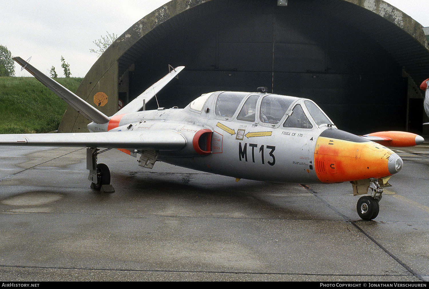 Aircraft Photo of MT13 | Fouga CM-170R Magister | Belgium - Air Force | AirHistory.net #231678
