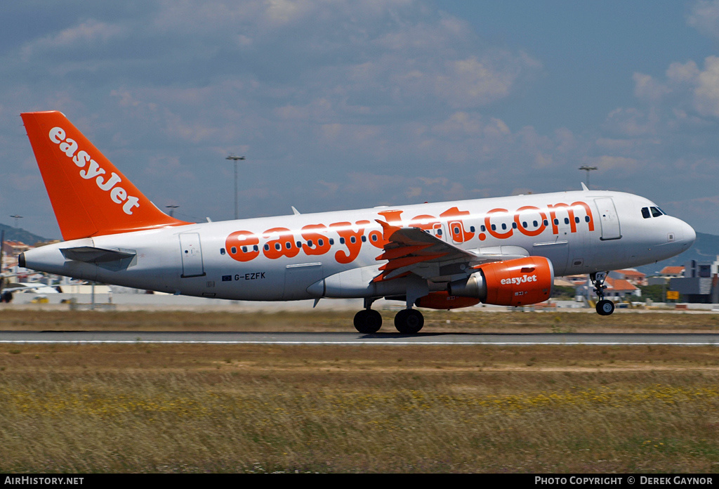 Aircraft Photo of G-EZFK | Airbus A319-111 | EasyJet | AirHistory.net #231686