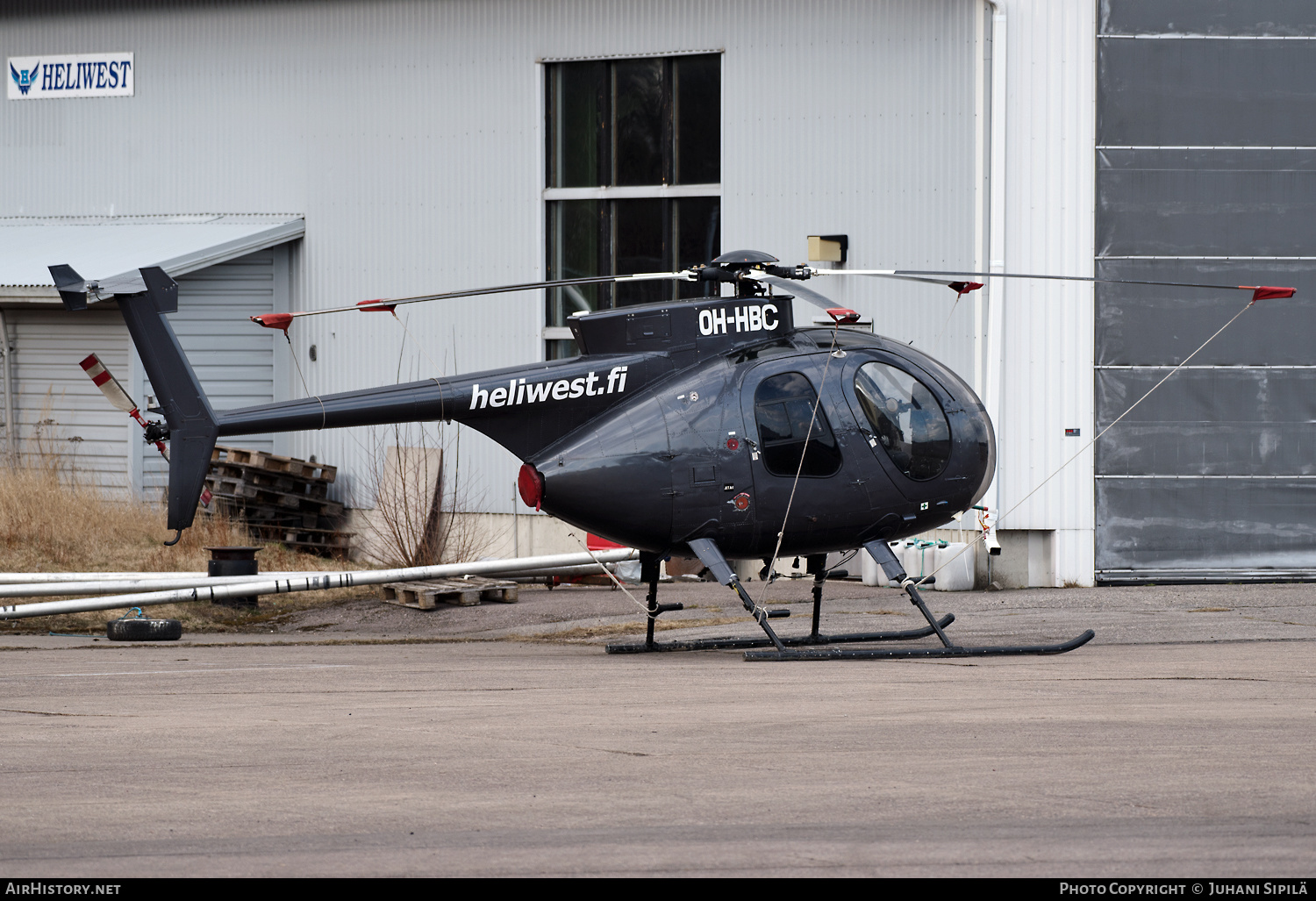 Aircraft Photo of OH-HBC | Hughes 500D (369D) | Heliwest | AirHistory.net #231703