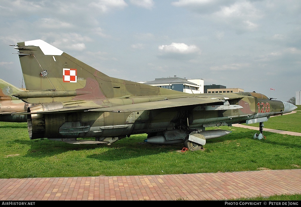 Aircraft Photo of 120 | Mikoyan-Gurevich MiG-23MF | Poland - Air Force | AirHistory.net #231717