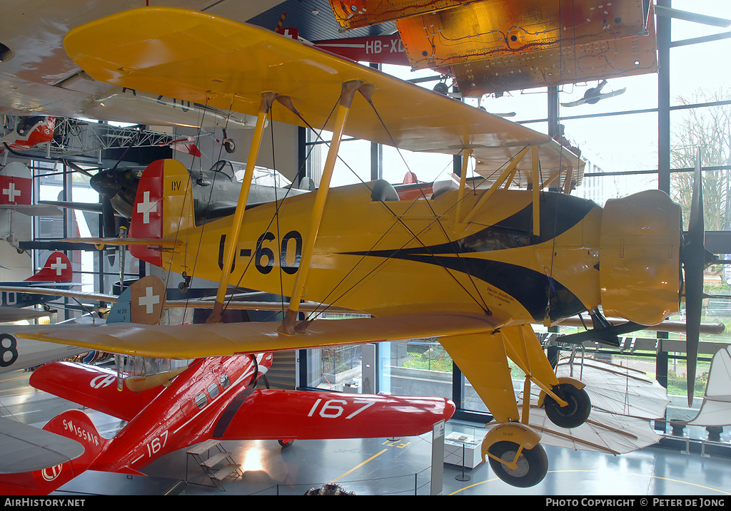 Aircraft Photo of U-60 | Bücker Bü 133C Jungmeister | Switzerland - Air Force | AirHistory.net #231721