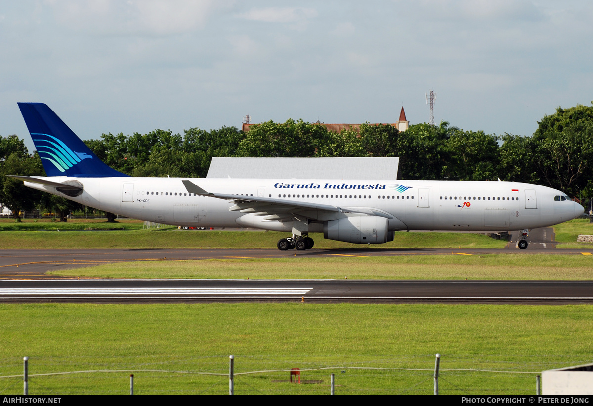 Aircraft Photo of PK-GPE | Airbus A330-341 | Garuda Indonesia | AirHistory.net #231735