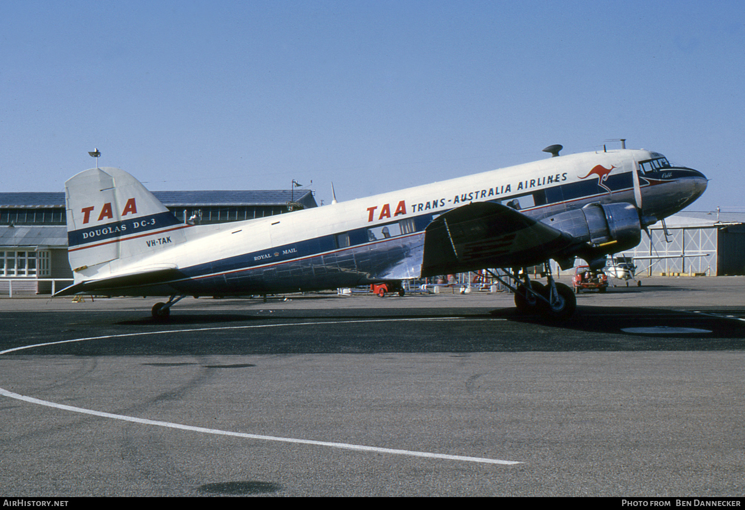 Aircraft Photo of VH-TAK | Douglas DC-3(C) | Trans-Australia Airlines - TAA | AirHistory.net #231749