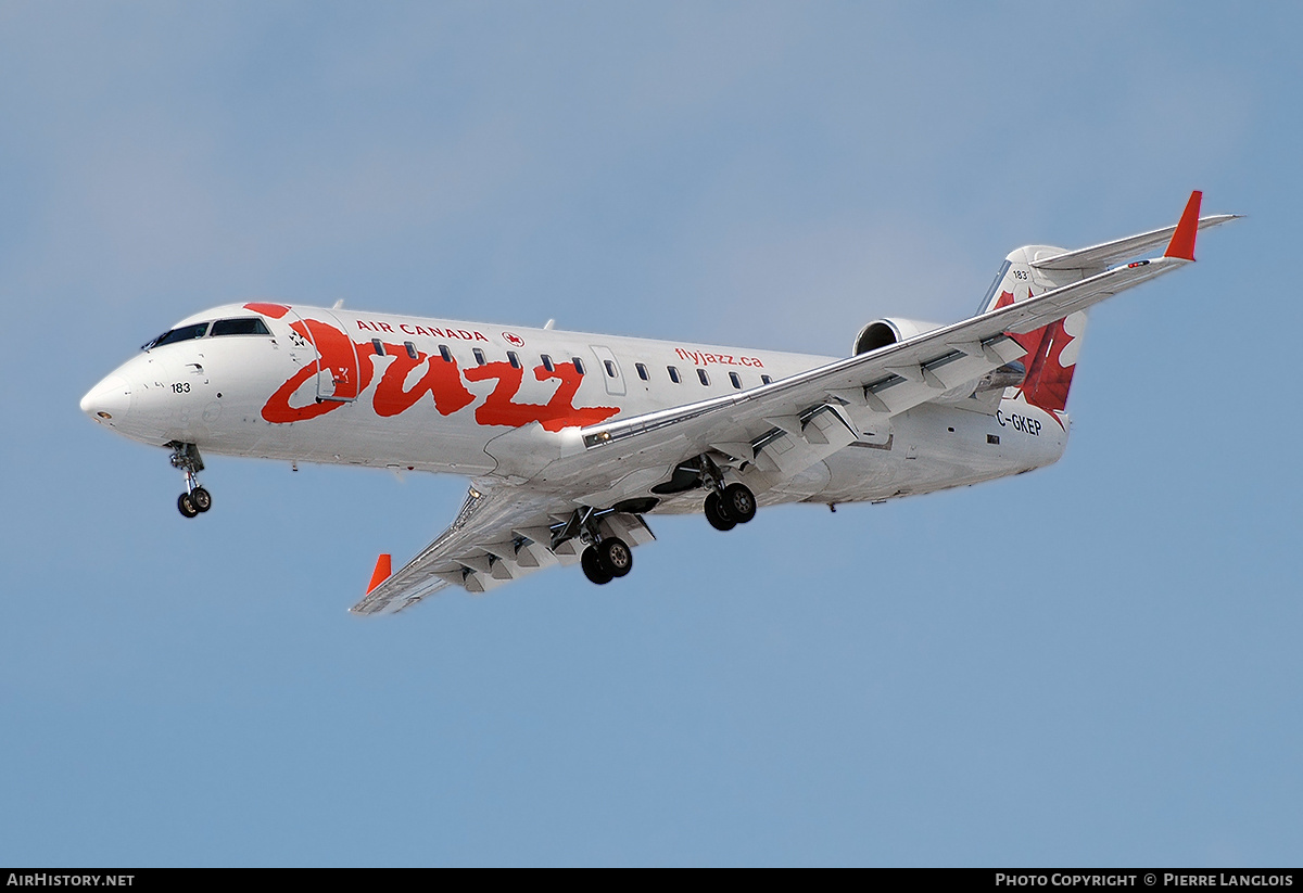 Aircraft Photo of C-GKEP | Bombardier CRJ-200ER (CL-600-2B19) | Air Canada Jazz | AirHistory.net #231757