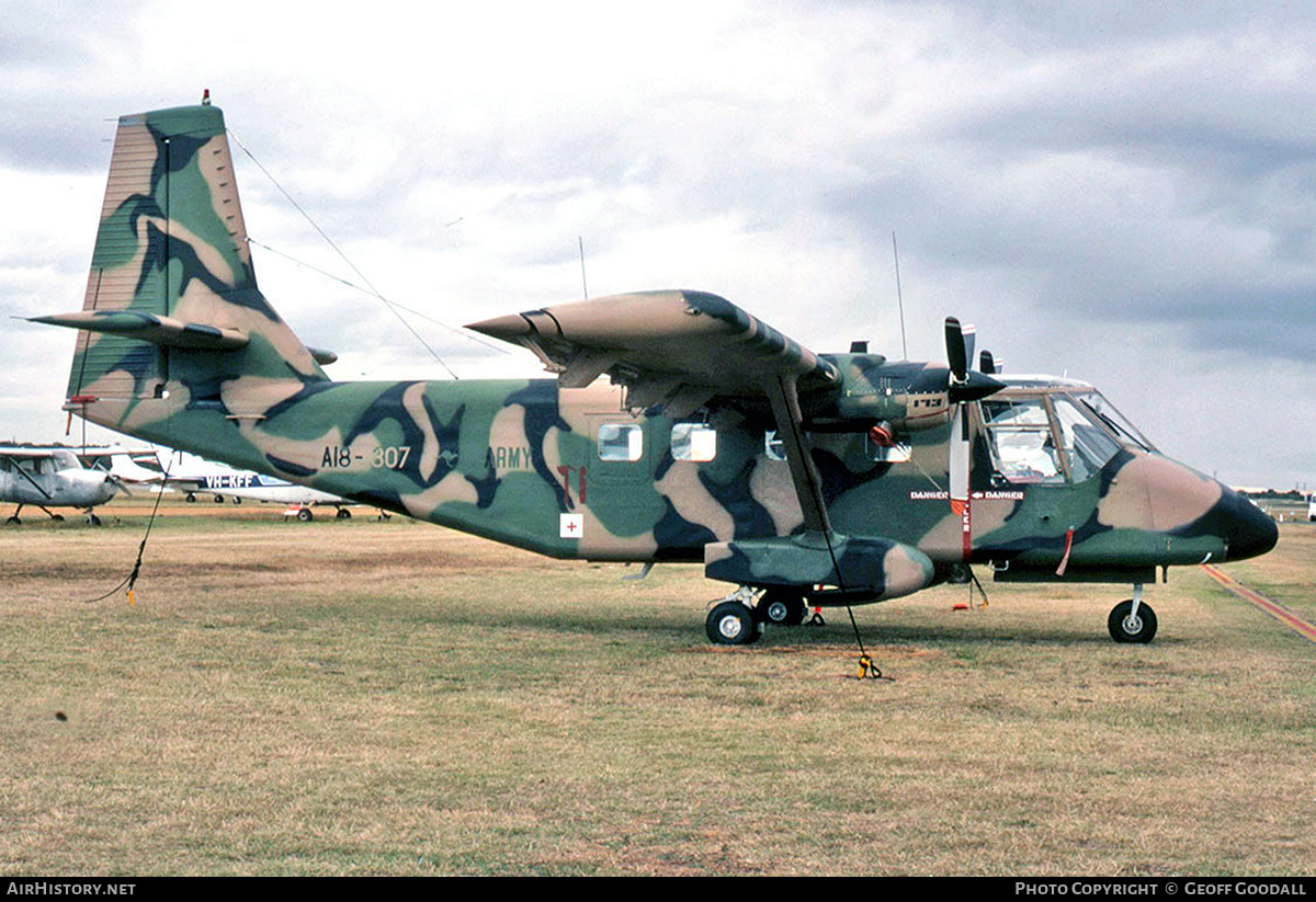 Aircraft Photo of A18-307 | GAF N-22B Nomad | Australia - Army | AirHistory.net #231764