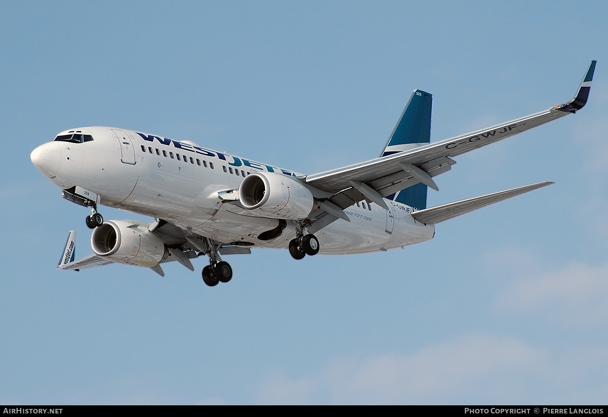 Aircraft Photo of C-GWJF | Boeing 737-7CT | WestJet | AirHistory.net #231766