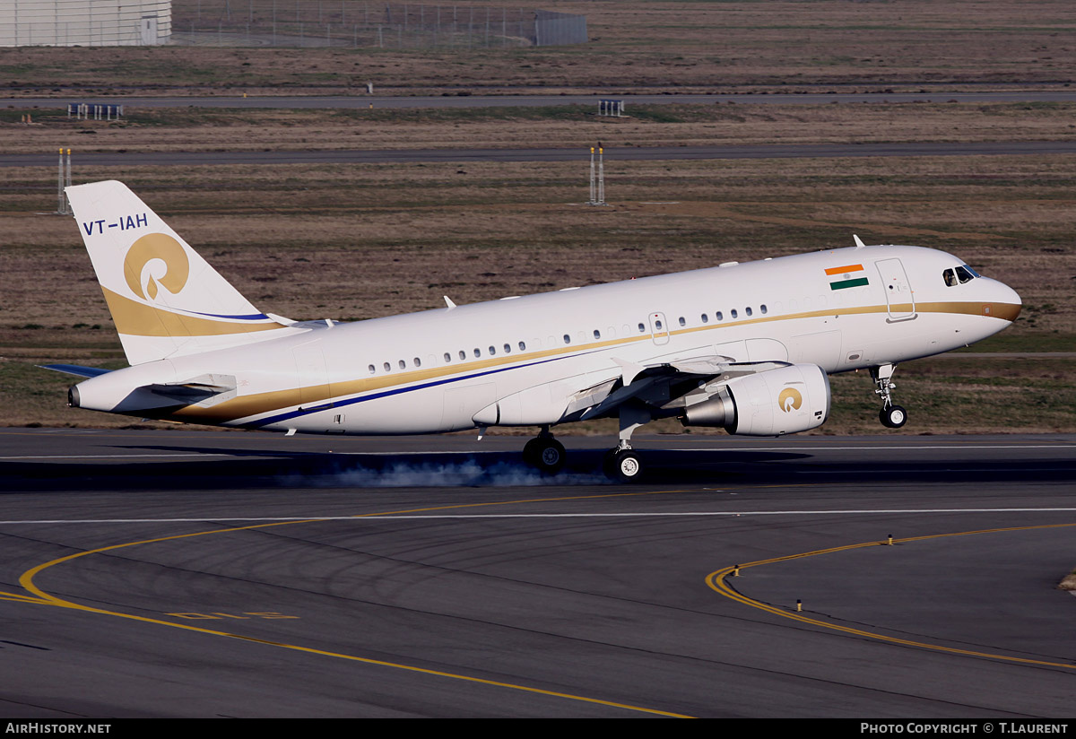 Aircraft Photo of VT-IAH | Airbus ACJ319 (A319-115/CJ) | AirHistory.net #231792