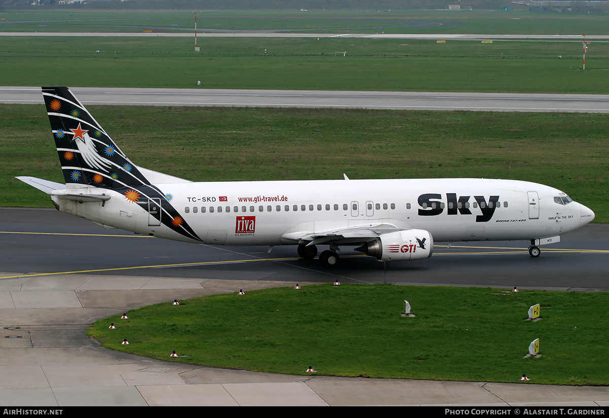 Aircraft Photo of TC-SKD | Boeing 737-4Q8 | Sky Airlines | AirHistory.net #231799