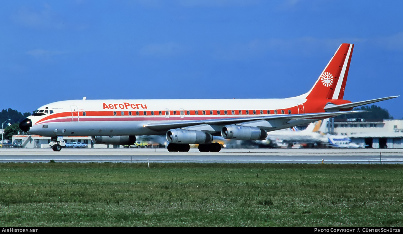 Aircraft Photo of OB-R-1210 | McDonnell Douglas DC-8-62H | AeroPeru | AirHistory.net #231800