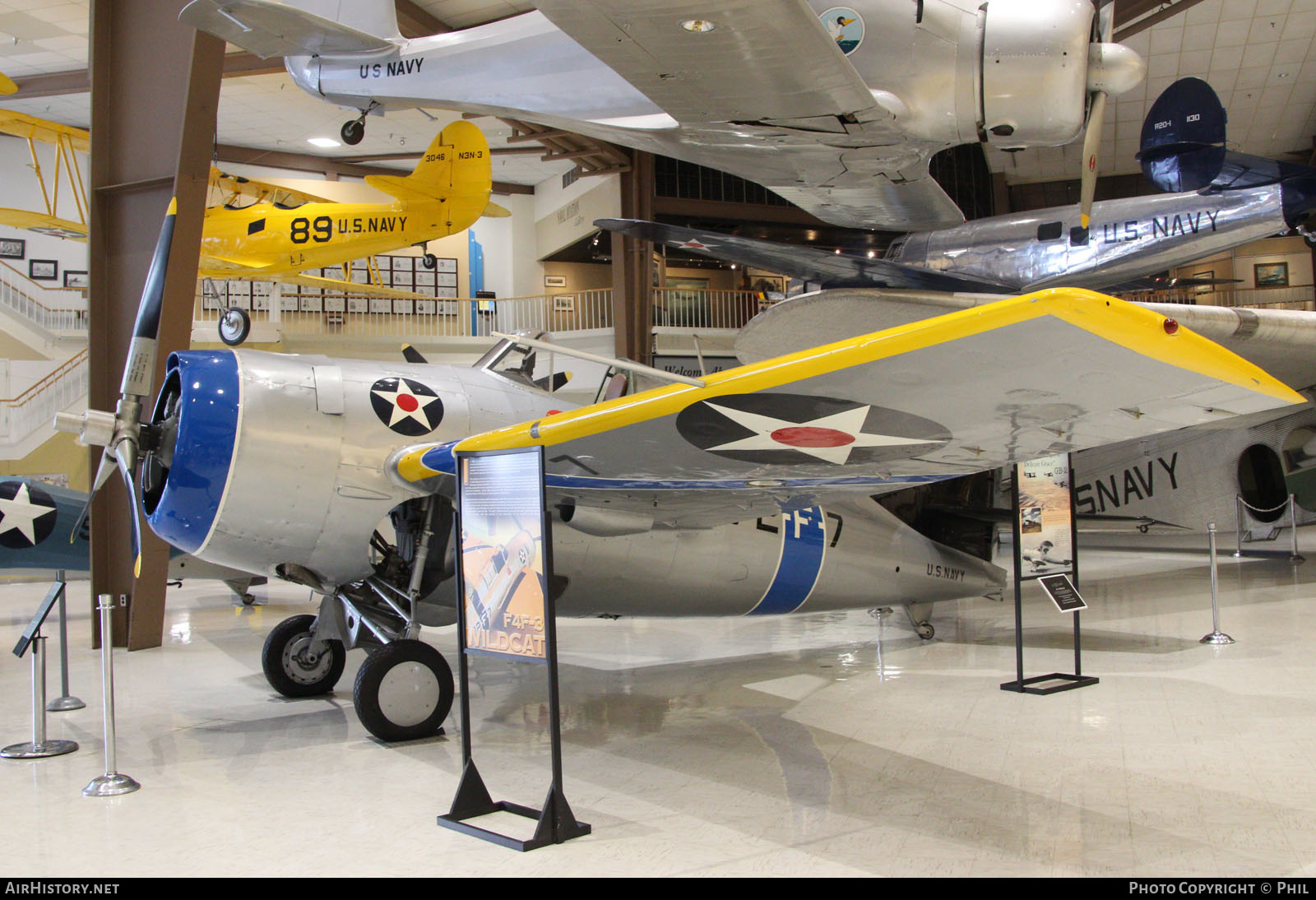 Aircraft Photo of 3872 | Grumman F4F-3 Wildcat | USA - Navy | AirHistory.net #231802