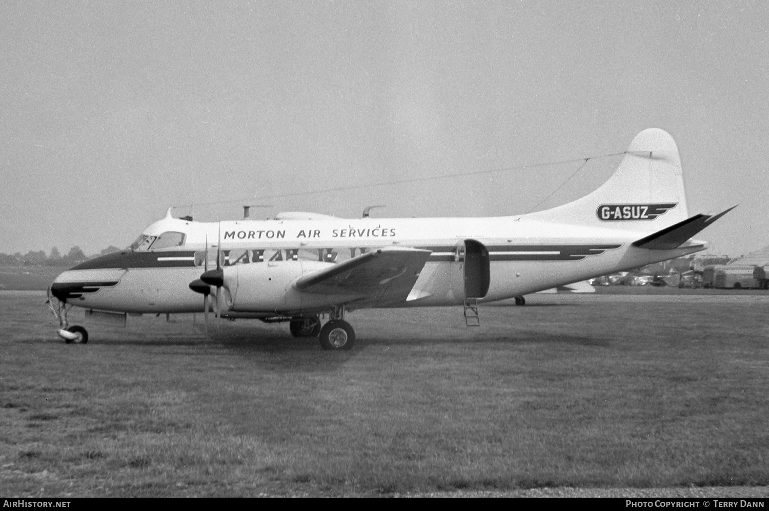 Aircraft Photo of G-ASUZ | De Havilland D.H. 114 Heron 2D | Morton Air Services | AirHistory.net #231818